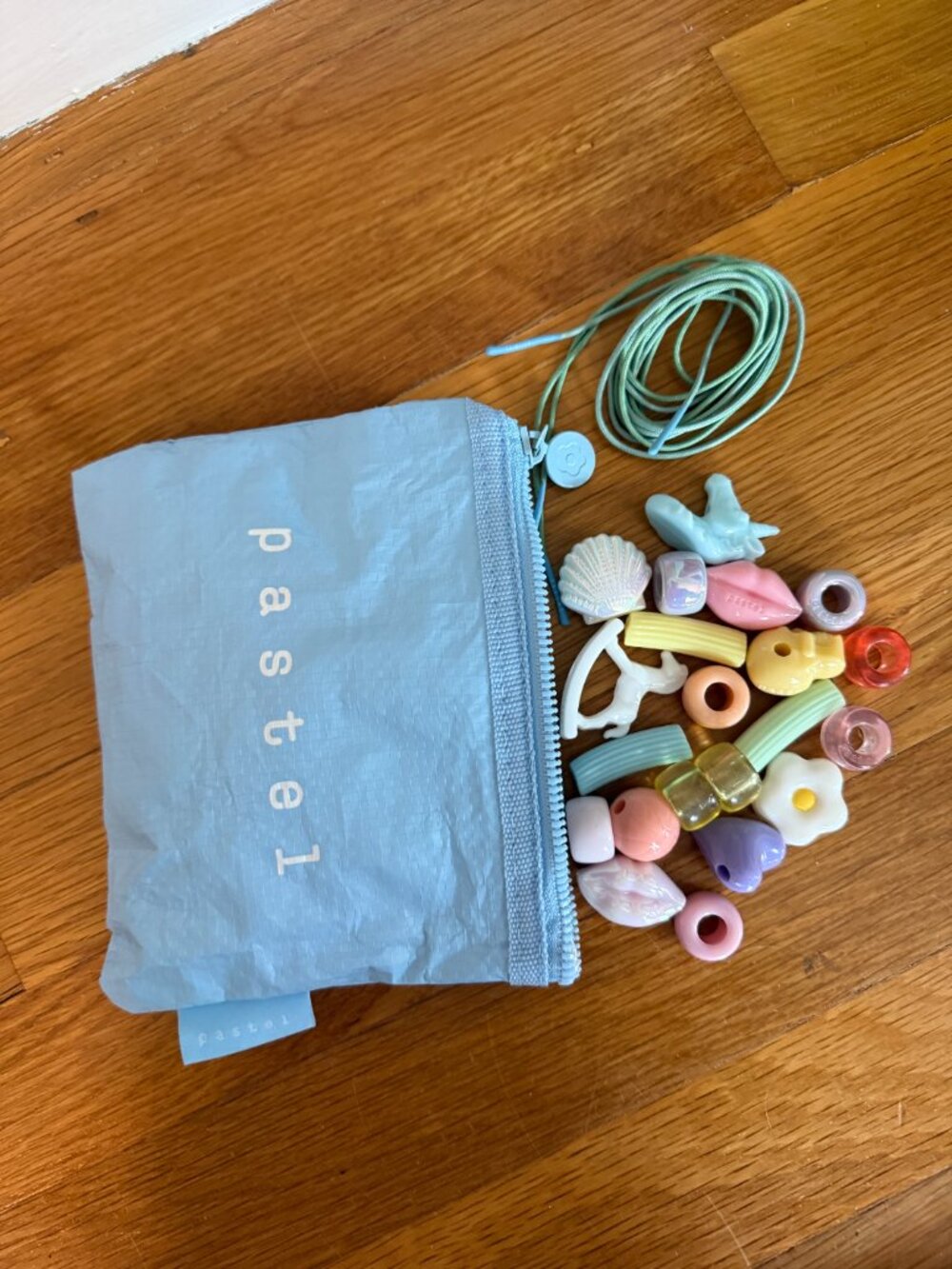 CJ Hendry x Salon 94 Pastel bead bag and socks